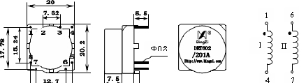供应DRT802/201AIGBT驱动变压器