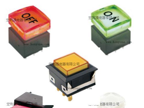供应按钮开关，，POS机，控制台用开关，带灯