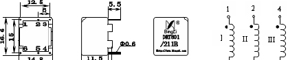 供应DRT801/211BIGBT驱动变压器