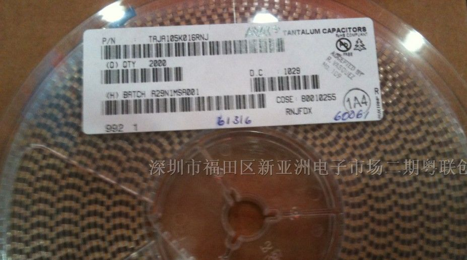 供应AVX KEMET钽电容