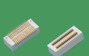 供应0.5mm0.8mm双槽直插板对板连接器10-100P