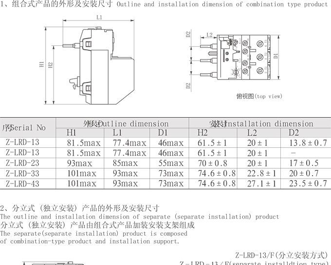 ZLRD 系列电子式热过载继电器