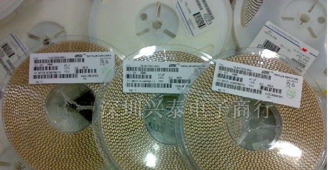 供应贴片钽电容6032 100UF 10V 10% AVX C型