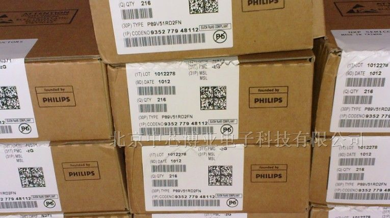 供应NXP单片机 P89V51RD2FN
