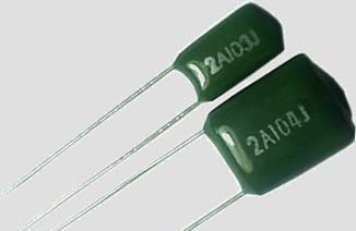 长期大量供应2A104J全系列涤纶电容器/聚脂膜电容器