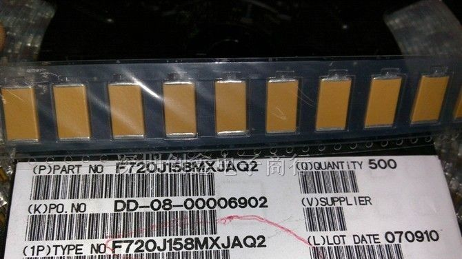 供应F720J158MXJAQ2贴片钽电容