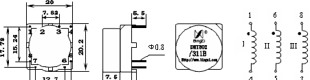 供应DRT802/311BIGBT驱动变压器