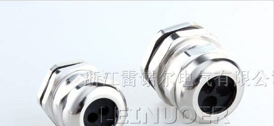 供应多孔金属电缆防水接头，多孔葛兰头，多芯电缆接头