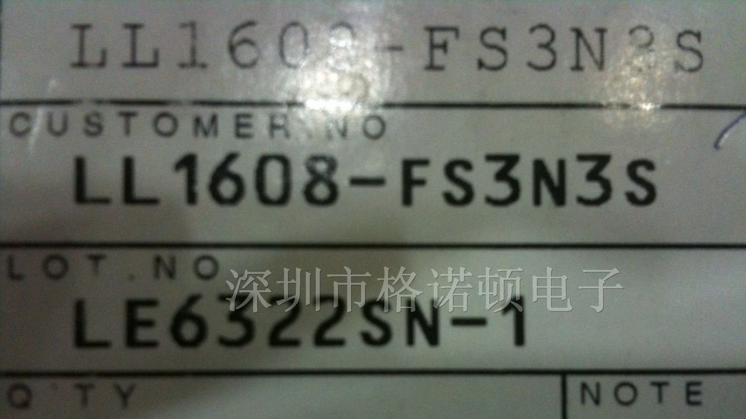 供应原装TOKO叠成贴片电感LL608-FS3N3S
