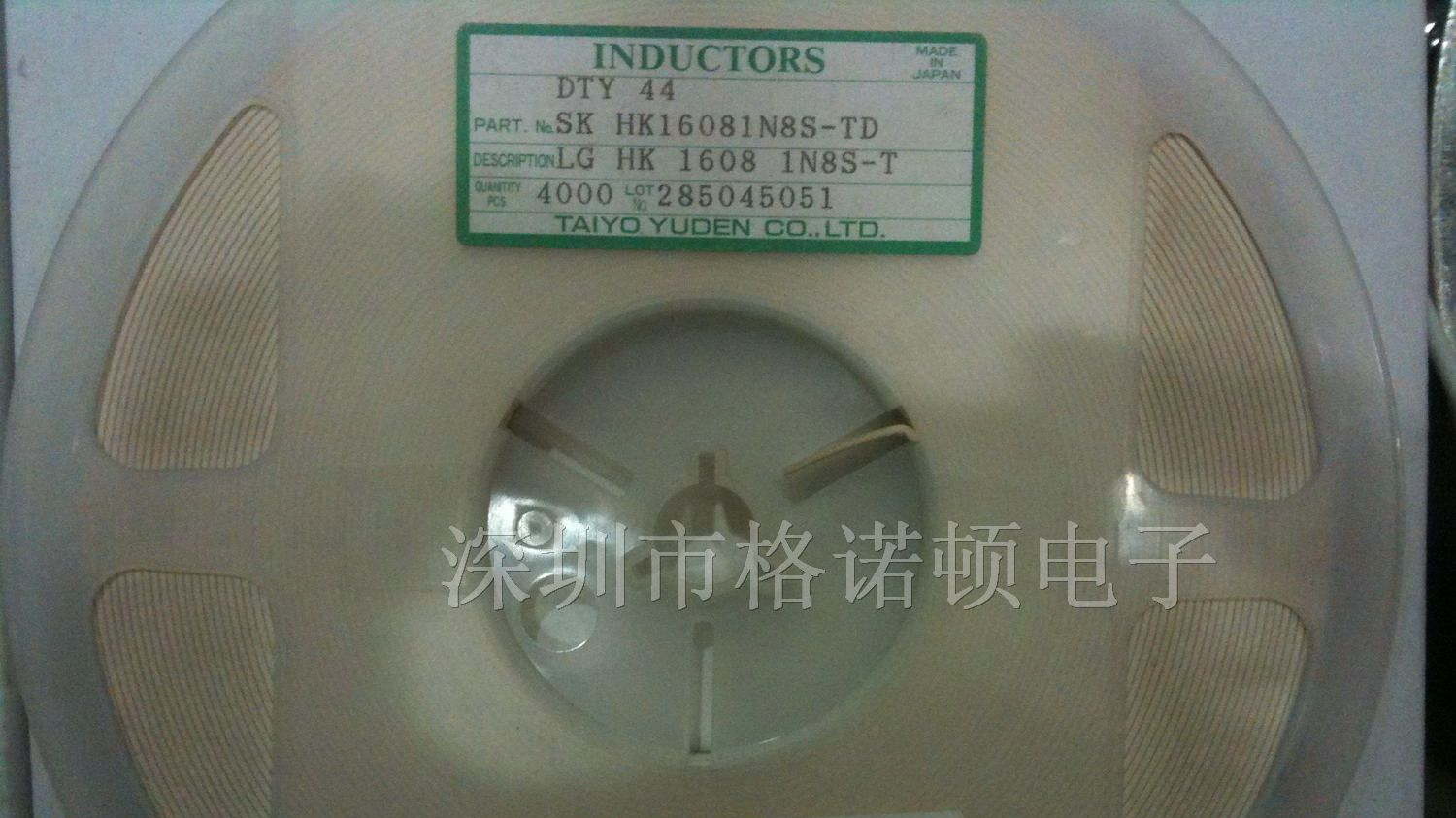 供应原装太诱贴片电感LG HK 1608 1N8S-T