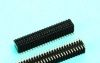 供应1.27mm×2.54mm双排母座 SMT