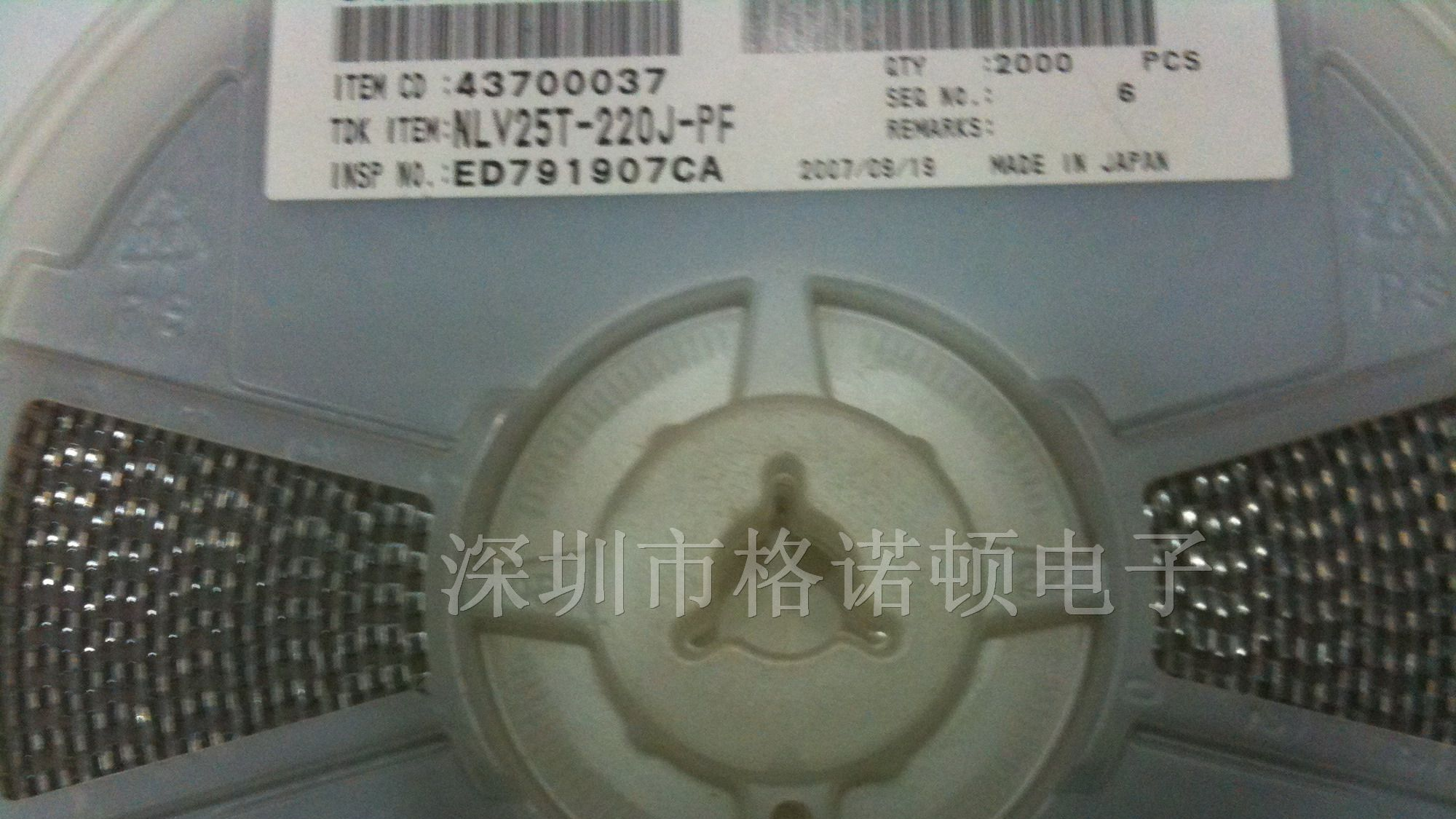供应原装TDK绕线贴片电感NLV25T-220J-PF