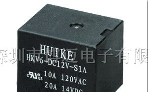 供应汇科继电器HKV6-DC12V-SHG宁波汇科汽车T78继电器