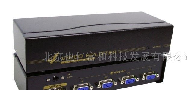 供应北京也仁高带宽VGA分配器一分四450MHZ