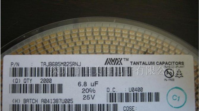 供应AVX钽电容TPSA476M006R0800	