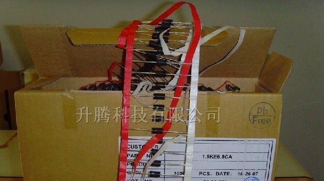 供应VISHAY瞬态抑制二极管1.5KE6.8ca