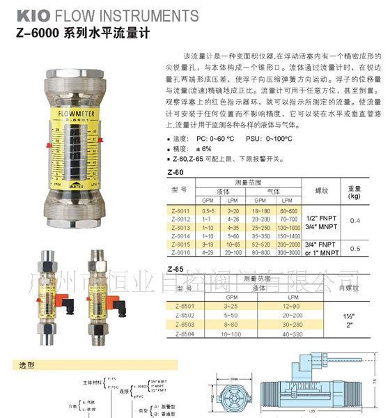供应Z-6000水平管道流量计