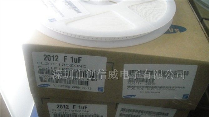 供应SAMSUNG贴片电容CL21F105ZONC