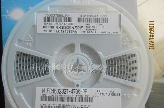 供应TDK电感NLFC453232T-470K-PF