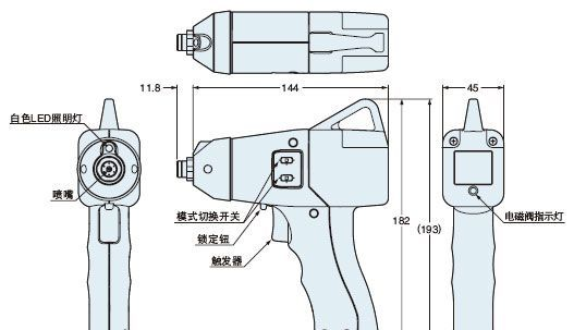 脉冲qi枪式静电消除器