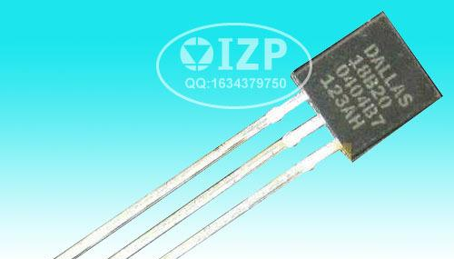 DS18B20+   DALLAS原装单总线数字温度传感器