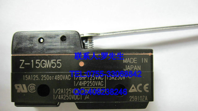 【全新原装】供应OMRON欧姆龙微动开关Z-15GW55
