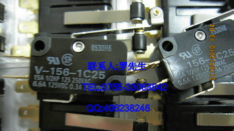 【全新原装】供应OMRON欧姆龙微动开关V-156-1C25