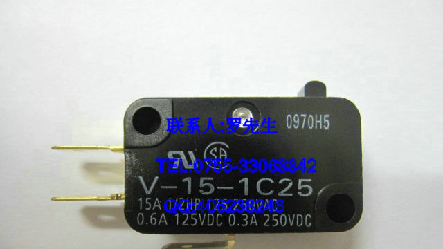 【全新原装】供应OMRON欧姆龙微动开关V-15-1C25