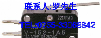 【全新原装】供应OMRON欧姆龙微动开关V-152-1A5