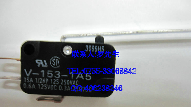 【全新原装】供应OMRON欧姆龙微动开关V-153-1A5
