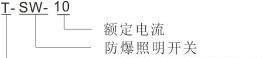供应SW-10防爆照明开关