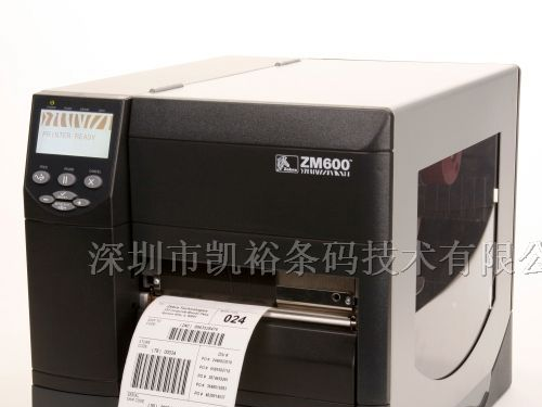 供应10英寸秒打印速度的Zebra斑马 ZM600条码打印机