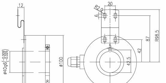 供应空心轴编码器 增量式旋转编码器