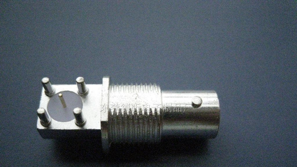 供应BNC四脚90度插PCB板连接器
