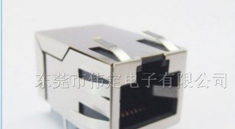 网络变压器RJ45滤波器连接器网络插座带弹片EMI屏蔽