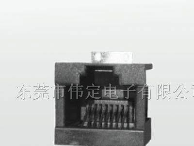 供应180度RJ45连接器8P8C顶部插入式TOP ENTRY网络插座
