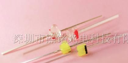 供应LED发光管 小蝴蝶黄发黄长脚 发光二极管