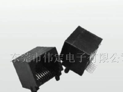 10P10C RJ45连接器贴片式SMT网络插座SMD接口母座