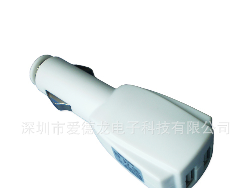 供应双USB车载充电器 手机电池充电器爱德龙品牌