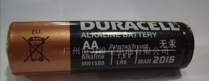 供应金霸王5号（AA）LR6碱性电池