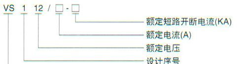 户内高压真空断路器VS1-12/1250-31.5