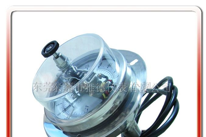 供应100YX-US01 100轴向耐震全钢电接点压力表