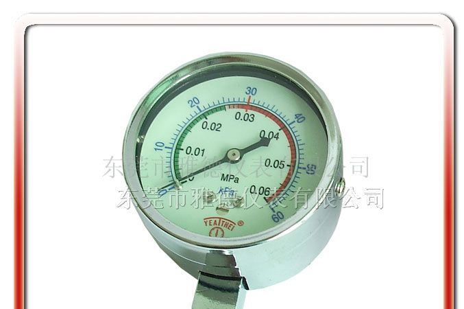 供应 WYE60-L02 60MM径向微压表,膜盒压力表,水柱表