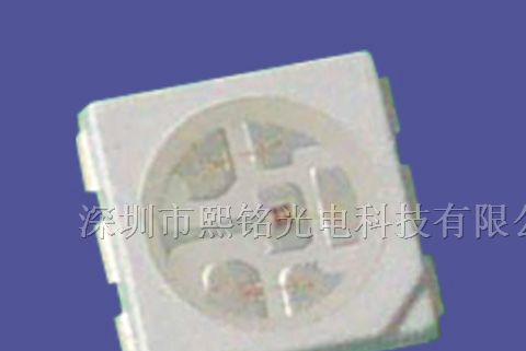 供应LED发光管 SMD贴片 5050翠绿色 发光二极管