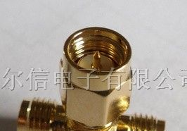 供应SMA射频同轴连接器，SMA三通同轴连接器