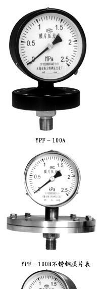 供应YPFA（100.150）系列膜片压力表