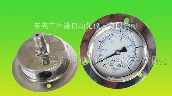 供应轴向全不锈钢压力表