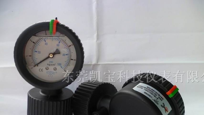 供应一体PP隔膜压力表 分体PP隔膜压力表