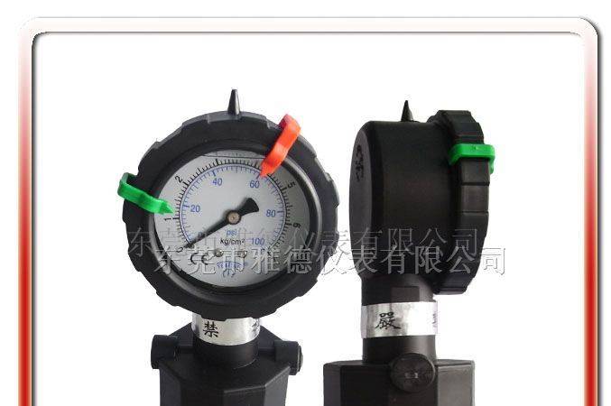 供应 PPFC-P01 PP耐酸碱单面隔膜压力表,隔膜压力表
