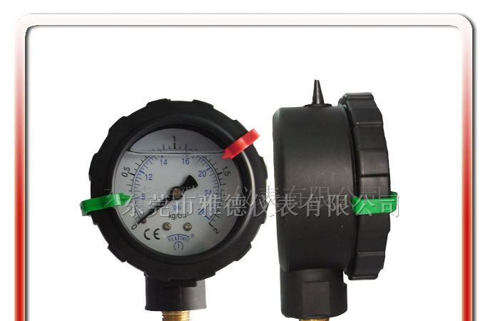 供应 60PPYN PP单表头充油压力表,耐酸碱隔膜压力表